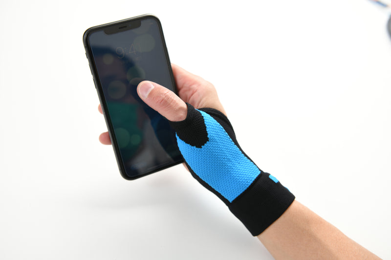 Wanteli protective gear - taped finger protector (medium-large size) (blue)