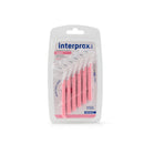 Interprox® Plus-[Pink] Long Handle Black and White Interdental Brush 90 Degrees (Nano) 6pcs