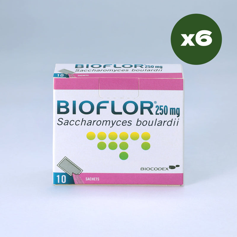 Bioflor probiotics 250mg 10 sachets powder - 6 boxes Pack (average $66.5 per box)