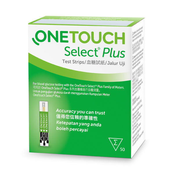 OneTouch Select Plus 穩睿至安血糖試紙(50張)