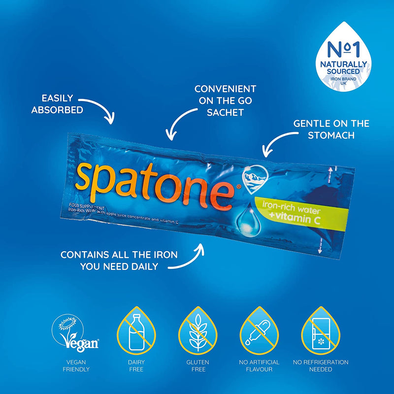 Spatone® - Natural Apple Iron Supplement 28 sachet [3 pcs Combo]
