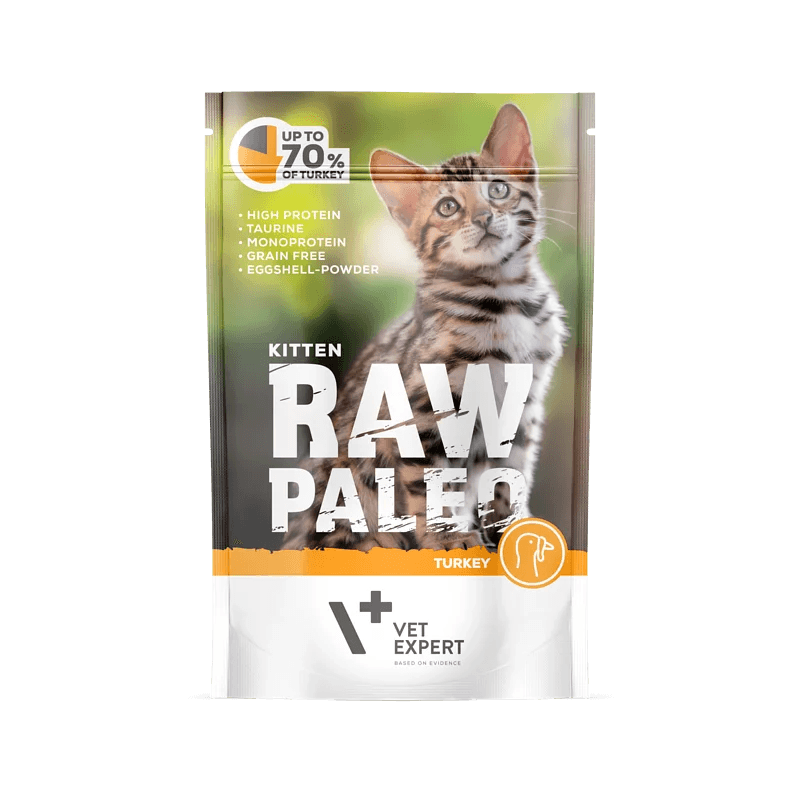 Raw Paleo Kitten Turkey 100g [6 pouches]