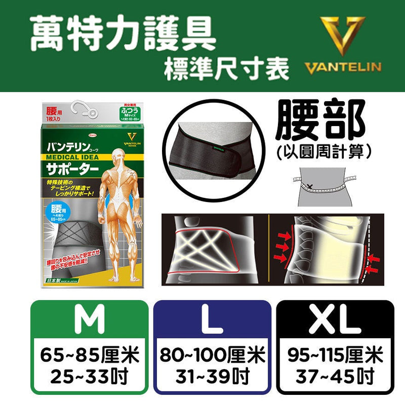 萬特力護具 - 貼紮護腰 (大碼)