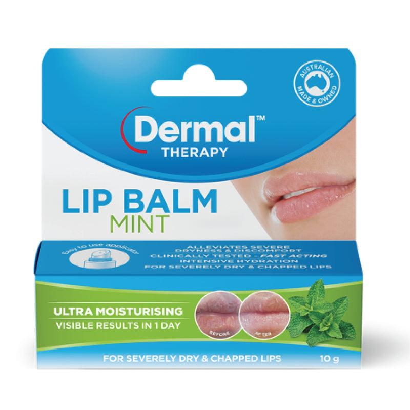 Dermal Therapy - 高效潤唇霜-清新薄荷 | 急救乾唇 | 平滑乾燥雙唇