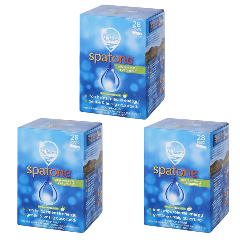 Spatone® - Natural Apple Iron Supplement 28 sachet [3 pcs Combo]