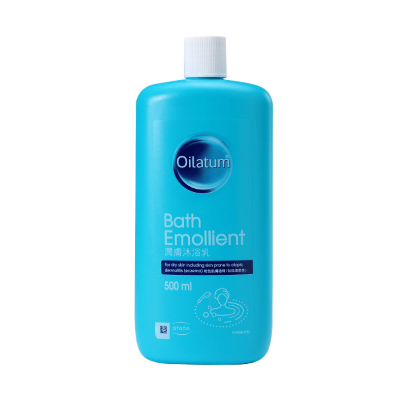 Oilatum®-潤膚沐浴乳500ml | 無類固醇 | 預防乾燥 | 紓緩肌膚乾燥 | 保水 | 鎖水 | 牛奶浴