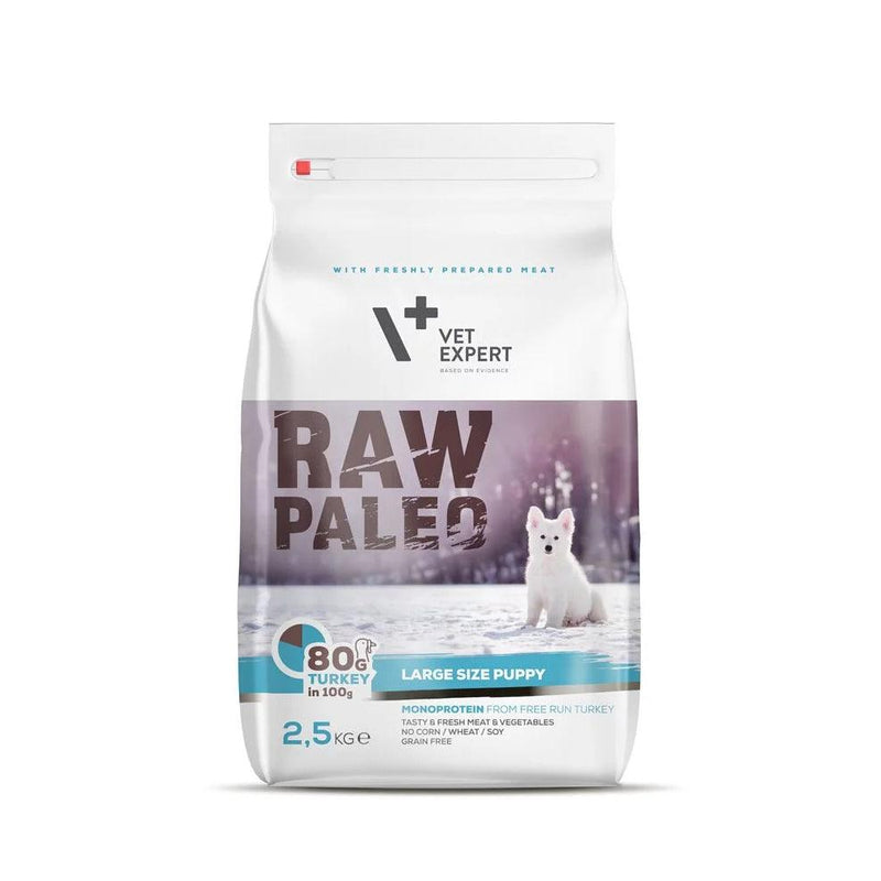 Raw Paleo Dry Food Large Breed For Puppy(Turkey) 2.5kg 