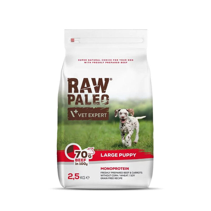 Raw Paleo Dry Food Large Breed For Puppy (Beef) 2.5kg