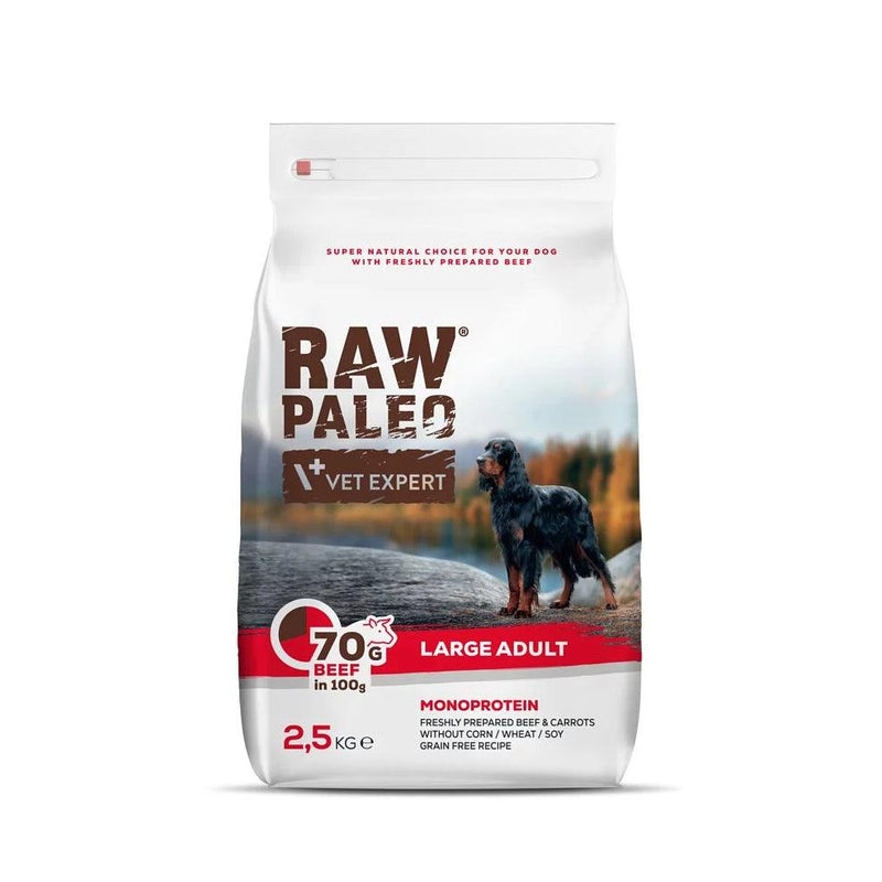 Raw Paleo Dry Food Large Breed For Adult (Beef) 2.5Kg