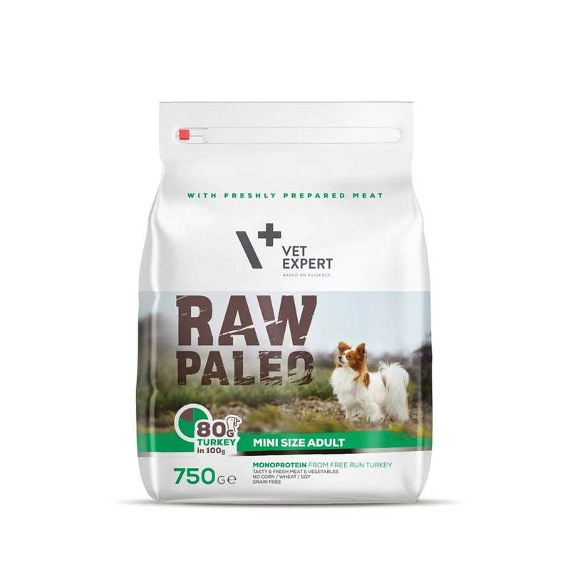 Raw Paleo 小型成犬乾糧  (火雞肉) [750g]