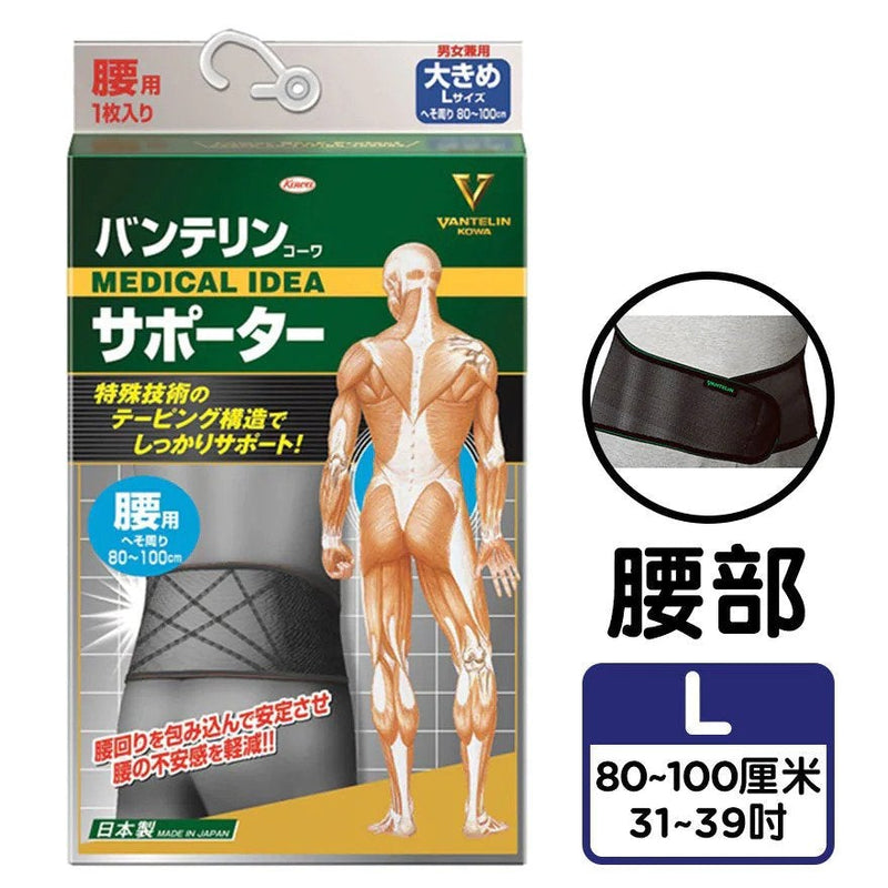 Vantelin 萬特力護具 - 護腰 | 貼紮護腰 | 保護腰部 (大碼)