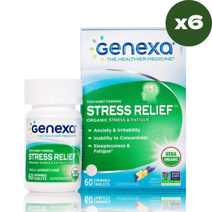 Genexa - Stress Relief 60 Chewable Tablets
